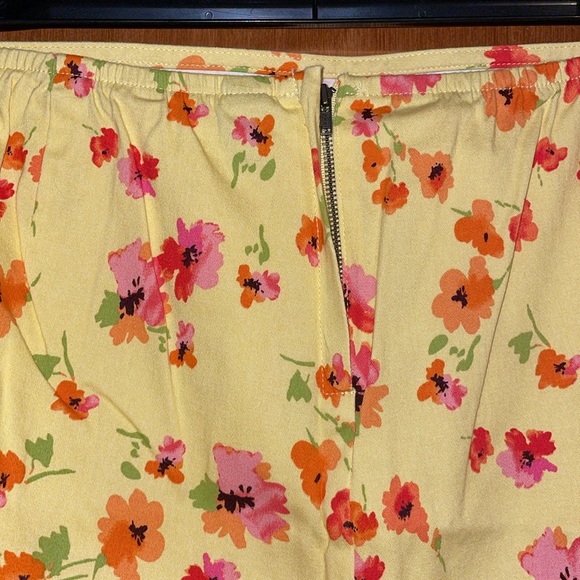 •WILD FABLE•NWT YELLOW FLORAL SKORT SIZE 3X - Picture 7 of 11